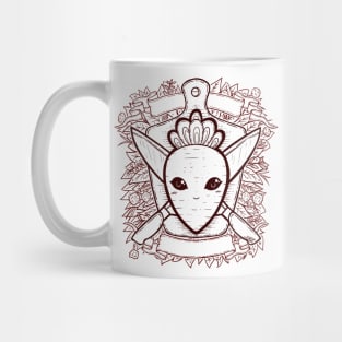 Carrot and Knife Coat of Arms Mug